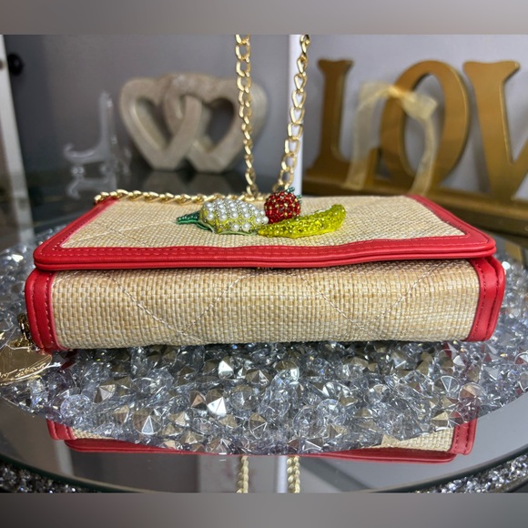 Betsey Johnson Fresh N Fruity Wallet On A Chain NWT - Picture 12 of 16